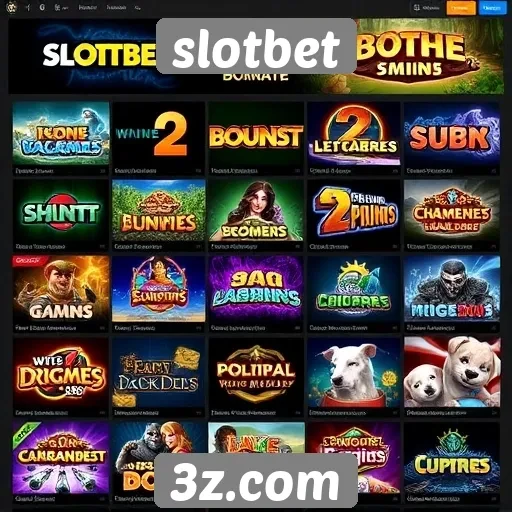 Avaliação da variedade de jogos disponíveis no slotbet